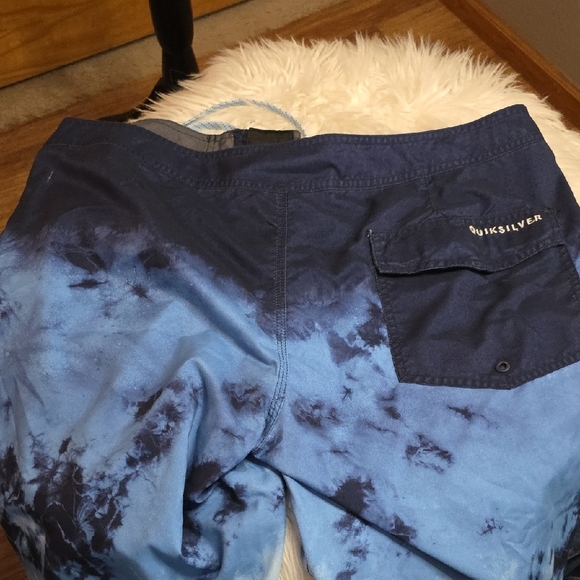 Quiksilver Ocean Blue Tie-Dye Shorts - Picture 2 of 4